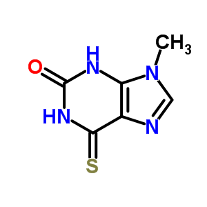 9-Methyl-6-sulfanylidene-3h-purin-2-one Structure,33403-03-1Structure