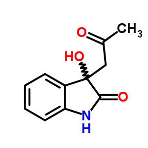 3-Hydroxy-3-(2-oxopropyl)-1,3-dihydro-2h-indol-2-one Structure,33417-17-3Structure