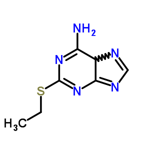 2-Ethylsulfanyl-5h-purin-6-amine Structure,33436-90-7Structure