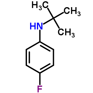 Benzenamine,n-(1,1-dimethylethyl)-4-fluoro- Structure,33486-88-3Structure