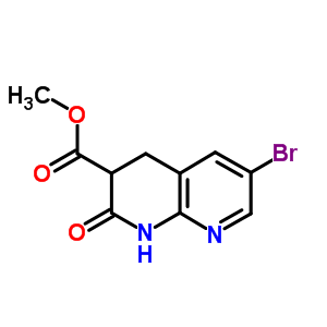 Methyl 6-bromo-2-oxo-1,2,3,4-tetrahydro-1,8-naphthyridine-3-carboxylate Structure,335031-10-2Structure