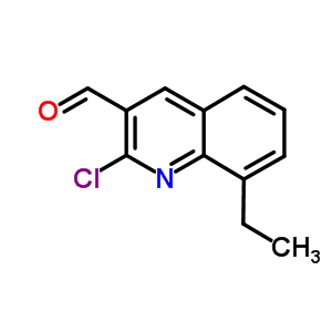 2-Chloro-8-ethyl-quinoline-3-carbaldehyde Structure,335196-05-9Structure