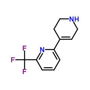 4-[6-(Trifluoromethyl)pyrid-2-yl]-1,2,3,6-tetrahydropyridine Structure,335267-11-3Structure