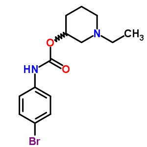 P-bromocarbanilic acid 1-ethyl-3-piperidinyl ester Structure,33531-52-1Structure