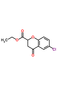 Ethyl 6-chlorochroman-4-one-2-carboxylate Structure,33534-01-9Structure