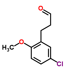 3-(5-Chloro-2-methoxyphenyl)propanal Structure,33538-84-0Structure