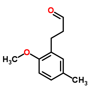 2-Methoxy-5-methyl-benzenepropanal Structure,33538-87-3Structure