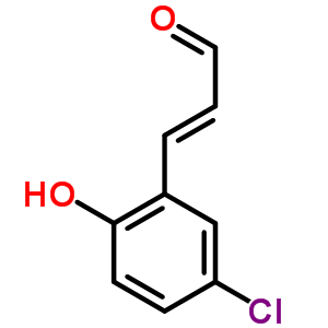 2-Propenal,3-(5-chloro-2-hydroxyphenyl)- Structure,33538-98-6Structure