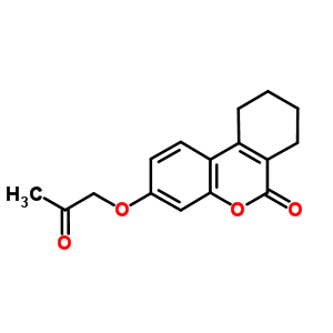 3-(2-Oxopropoxy)-7,8,9,10-tetrahydro-6h-benzo[c]chromen-6-one Structure,335419-03-9Structure