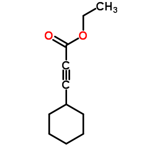 Ethyl 3-cyclohexylprop-2-ynoate Structure,33547-94-3Structure