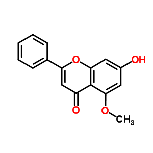 7-Hydroxy-5-methoxy-2-phenyl-chromen- 4-one Structure,33554-47-1Structure