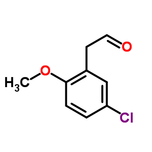 2-(5-Chloro-2-methoxy-phenyl)acetaldehyde Structure,33567-60-1Structure