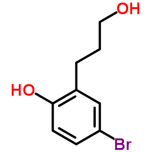 Benzenepropanol,5-bromo-2-hydroxy- Structure,33567-65-6Structure