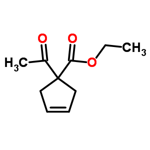 3-Cyclopentene-1-carboxylicacid, 1-acetyl-, ethyl ester Structure,33626-80-1Structure