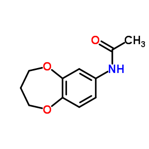 N-(3,4-dihydro-2h-1,5-benzodioxepin-7-yl)acetamide Structure,33631-94-6Structure