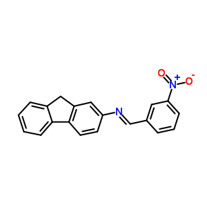 N-(9h-fluoren-2-yl)-1-(3-nitrophenyl)methanimine Structure,33651-56-8Structure