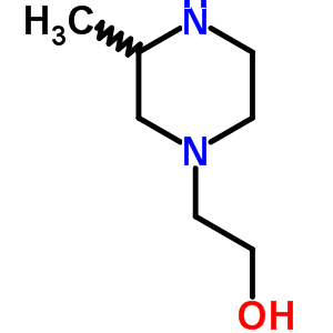 1-Piperazineethanol,3-methyl- Structure,3366-26-5Structure