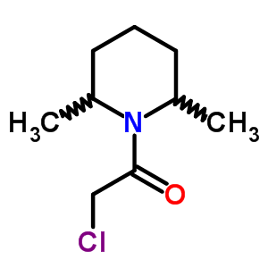 2-Chloro-1-(2,6-dimethyl-piperidin-1-yl)-ethanone Structure,33681-23-1Structure