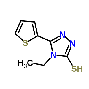 4-Ethyl-5-thien-2-yl-4H-1,2,4-triazole-3-thiol Structure,337473-17-3Structure