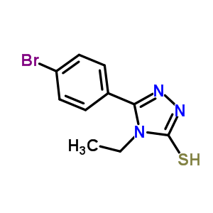 5-(4-Bromophenyl)-4-ethyl-4H-1,2,4-triazole-3-thiol Structure,337487-15-7Structure