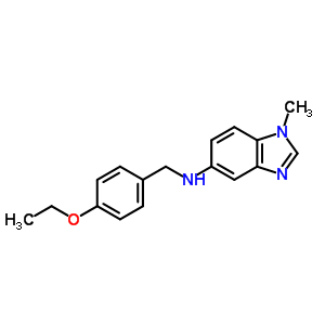 (4-Ethoxy-benzyl)-(1-methyl-1h-benzoimidazol-5-yl)-amine Structure,337925-63-0Structure