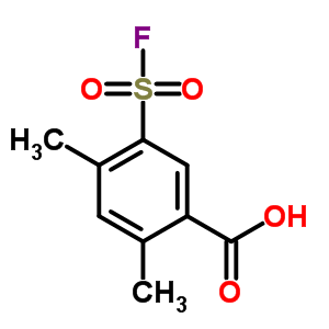 5-Fluorosulfonyl-2,4-dimethyl-benzoic acid Structure,33866-07-8Structure