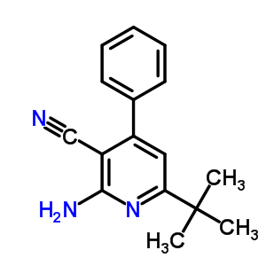 2-Amino-6-(tert-butyl)-4-phenylnicotinonitrile Structure,338793-72-9Structure