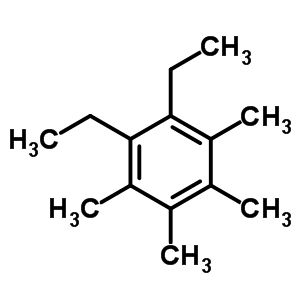 Benzene,1,2-diethyl-3,4,5,6-tetramethyl- Structure,33884-69-4Structure