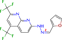 2-Furancarboxaldehyde,[5,7-bis(trifluoromethyl)-1,8-naphthyridin-2-yl]hydrazone(9ci) Structure,338962-13-3Structure