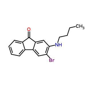 3-Bromo-2-butylamino-fluoren-9-one Structure,3405-12-7Structure