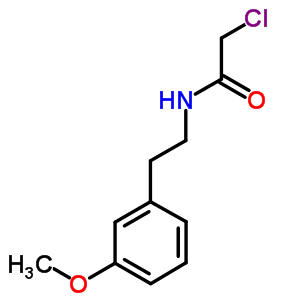 2-Chloro-n-[2-(3-methoxyphenyl)ethyl]acetamide Structure,34162-12-4Structure