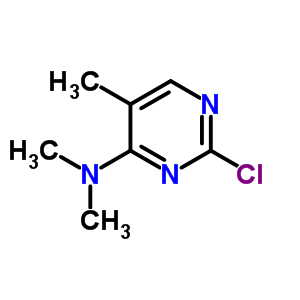 2-Chloro-n,n,5-trimethylpyrimidin-4-amine Structure,34171-43-2Structure