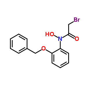 2-Bromo-n-hydroxy-n-(2-phenylmethoxyphenyl)acetamide Structure,34288-00-1Structure