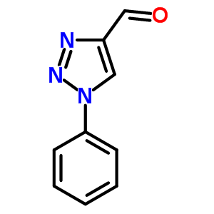 1-Phenyl-1h-1,2,3-triazole-4-carbaldehyde Structure,34296-51-0Structure