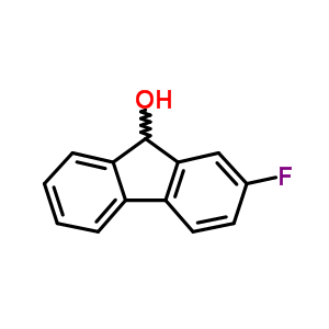 2-Fluoro-9h-fluoren-9-ol Structure,343-00-0Structure