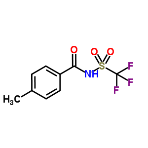 C,c,c-trifluoro-n-(4-methyl-benzoyl)-methanesulfonamide Structure,343337-70-2Structure