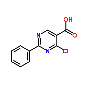 4-Chloro-2-phenylpyrimidine-5-carboxylic acid Structure,343349-20-2Structure