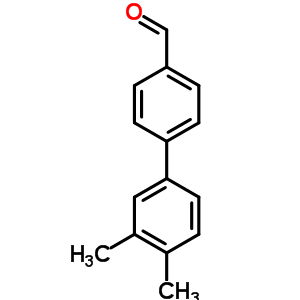 3,4-Dimethylbiphenyl-4-carbaldehyde Structure,343604-05-7Structure