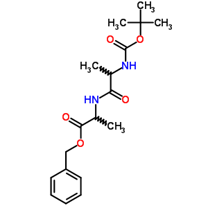 Benzyl 2-[2-(tert-butoxycarbonylamino)propanoylamino]propanoate Structure,34385-44-9Structure