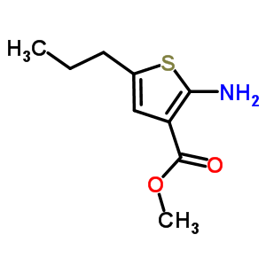 Methyl 2-amino-5-propylthiophene-3-carboxylate Structure,343855-83-4Structure