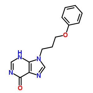 9-(3-Phenoxypropyl)-3h-purin-6-one Structure,34396-84-4Structure