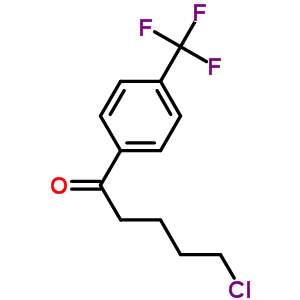 5-Chloro-1-oxo-1-(4-trifluoromethylphenyl)pentane Structure,343968-74-1Structure