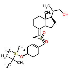 (βs,1r,3as,4e,7ar)-4-[[(6s)-6-[[(tert-butyldimethylsilyloxy]-1,3,4,5,6,7-hexahydro-2,2-dioxidobenzo[c]thien-1-yl]methylene]octahydro-β,7a-dimethyl-1h-indene-1-ethanol Structure,344798-31-8Structure