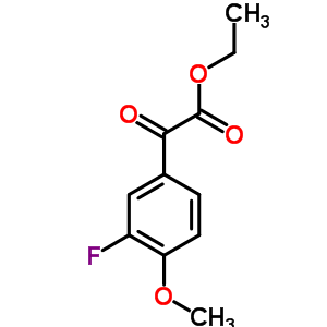 Ethyl 3-fluoro-4-methoxybenzoylformate Structure,345-72-2Structure