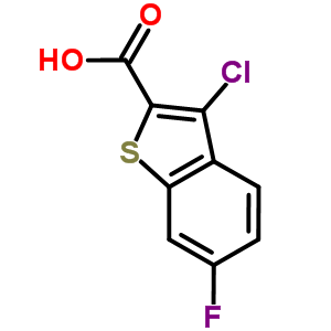 3-Chloro-6-fluorobenzo[b]thiophene-2-carboxylic acid Structure,34576-92-6Structure