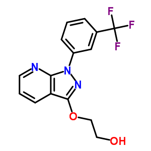 2-[[1-(A,a,a-trifluoro-m-tolyl)-1h-pyrazolo[3,4-b]pyridin-3-yl ]oxy]ethanol Structure,34580-74-0Structure