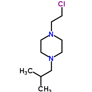 1-(2-Chloro-ethyl)-4-isobutyl-piperazine 2 hcl Structure,34581-17-4Structure