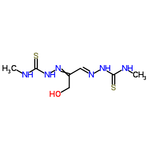 1-[[(3Z)-1-hydroxy-3-(methylthiocarbamoylhydrazinylidene)propan-2-ylidene]amino]-3-methyl-thiourea Structure,3460-76-2Structure