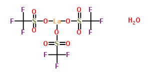 Lanthanum(Ⅲ)trifluoromethnesulfonate n-hydrate Structure,34629-21-5Structure