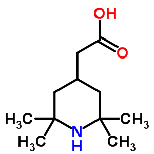 (2,2,6,6-Tetramethyl-piperidin-4-yl)-acetic acid Structure,34635-77-3Structure